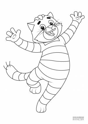 Раскраски из мультсериала Простоквашино