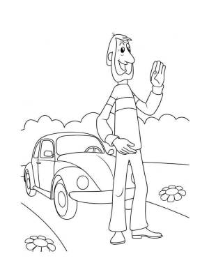 Раскраски Простоквашино