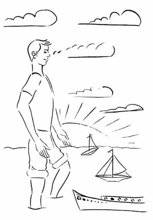 Раскраска Дядя Степа