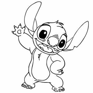 Стич из мультфильма