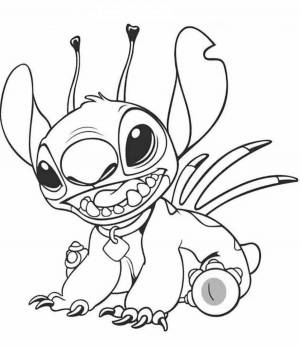 Раскраски Для девочек лило и стич