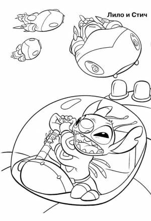 Раскраска Лило И Стич