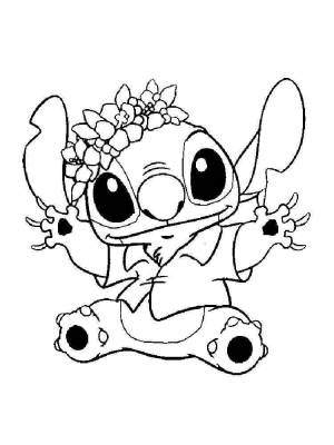 Раскраски Лило и Стич