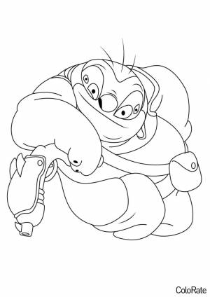 Раскраски Лило и Стич