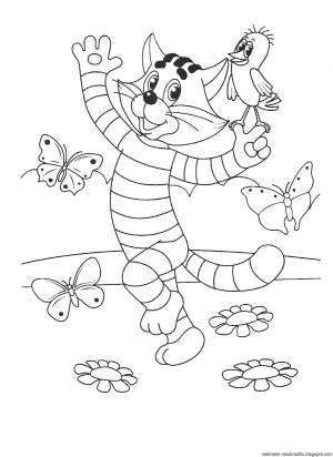 Раскраски для детей Простоквашино