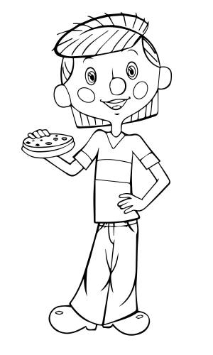 Раскраска дядя федор пес и кот