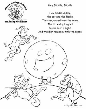 Diddle Diddle Dumpling My Son John Coloring Page