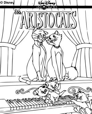 Раскраски коты аристократы