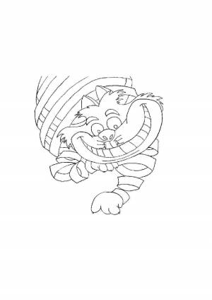 Раскраски, Необычный кот