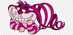 Чеширский кот Алиса, кот, животные, вымышленный персонаж png