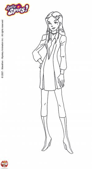 Раскраска Тотали Спайс, Мэнди