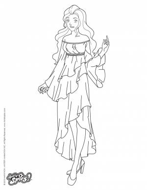 Раскраски Тотали Спайс, Сэм в тунике