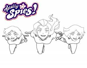 Раскраски Раскраска Тотали спайс тотали спайс аниме