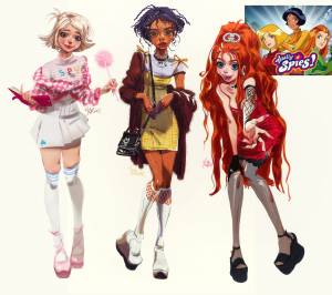 Редизайн девочек из Тотали Спайс