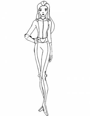 Раскраски Раскраска Сэм тотали спайс