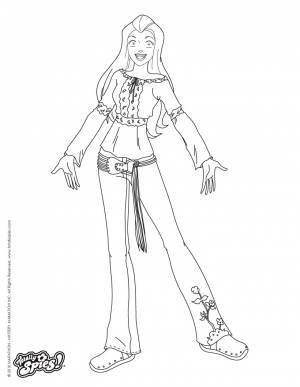 Раскраски Тотали Спайс, шпионка Сэм