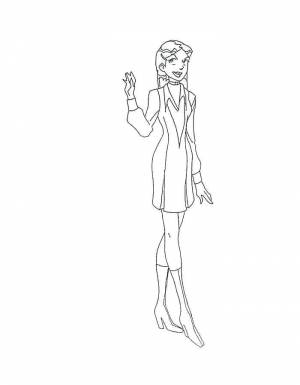 Раскраски Раскраска Мэнди тотали спайс