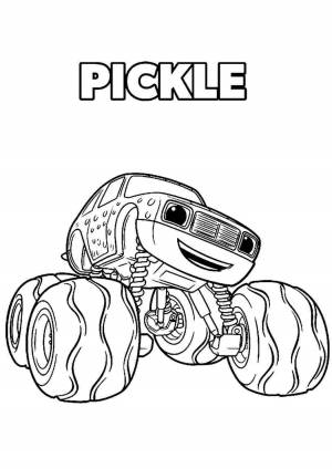 Вспыш огурчик раскраска