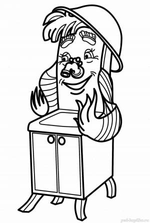 Раскраски Мойдодыр для детей 3 4 лет