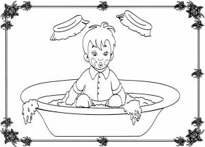 Раскраски Мойдодыр