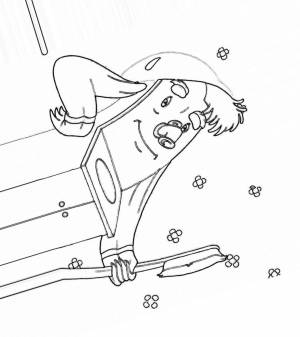 Раскраска Мойдодыр