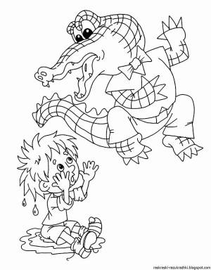 Раскраски Мойдодыр чуковский