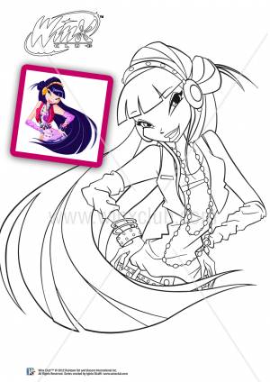 Раскраски с Винкс 5 сезон