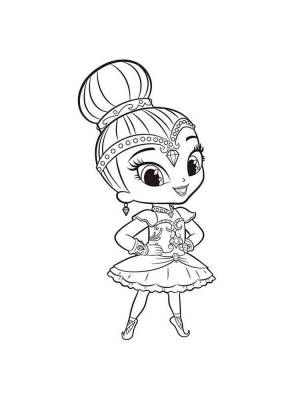 Раскраски Шиммер и Шайн