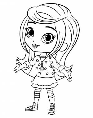 Раскраска Лия