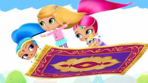 Раскрашиваем Шиммер Шайн и Лея на Ковре-самолёте Волшебная Раскраска