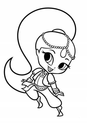 Раскраски, Шиммер и Шайн