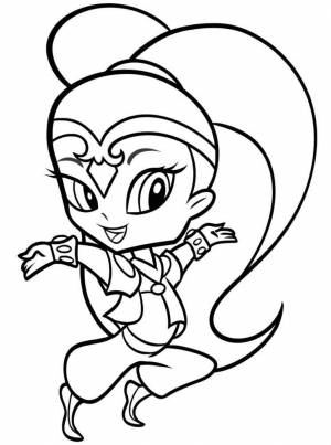 Раскраски Шиммер и Шайн