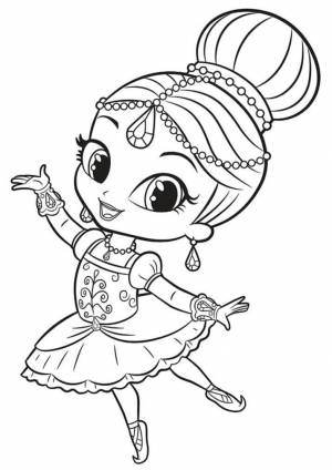 Раскраски Шиммер и Шайн