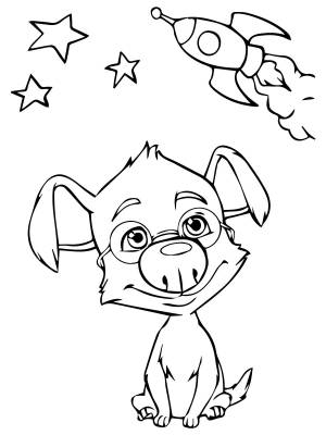 Раскраска белка и стрелка озорная семейка