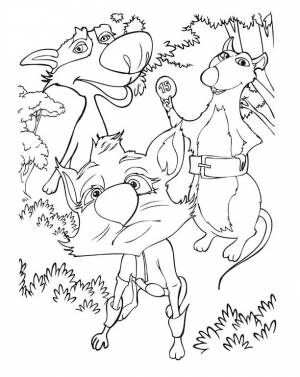 Раскраска Белка и Стрелка 31