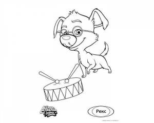 Раскраска белка и стрелка озорная семейка