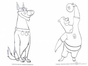 Волшебная раскраска amp;Белка и Стрелка