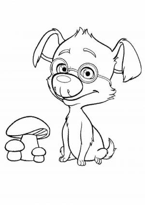 Раскраски Белка и стрелка озорная семейка стрелка