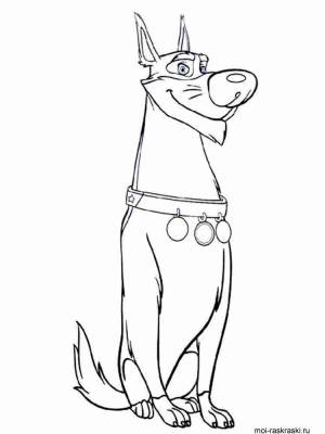 Раскраски Белка и Стрелка