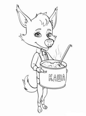 Раскраска белка и стрелка озорная семейка