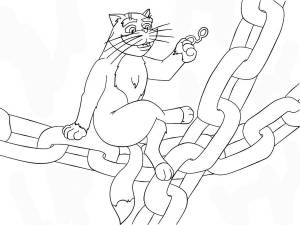 Раскраска Иван Царевич и Серый Волк