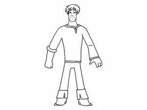 Раскраска Иван Царевич и Серый волк 32