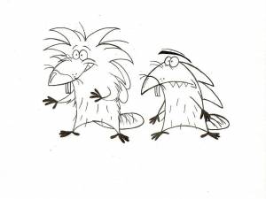 Раскраска Злюки Бобры