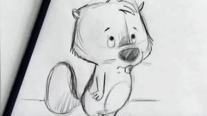 как нарисовать бобра