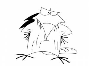 Раскраски Злюки бобры