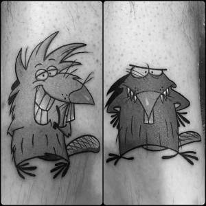 Раскраски Крутые бобры