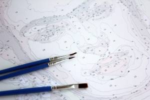 картина по номерам Красиво Красим Крутые Бобры