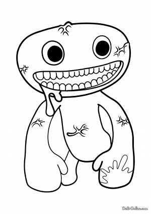 Раскраска Джамбо Джош из сада Банбан