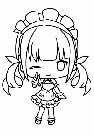 Раскраска Аниме Победа