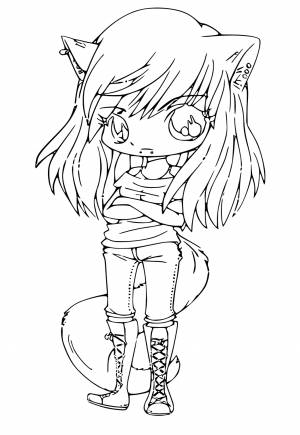 Раскраска Аниме Сапоги